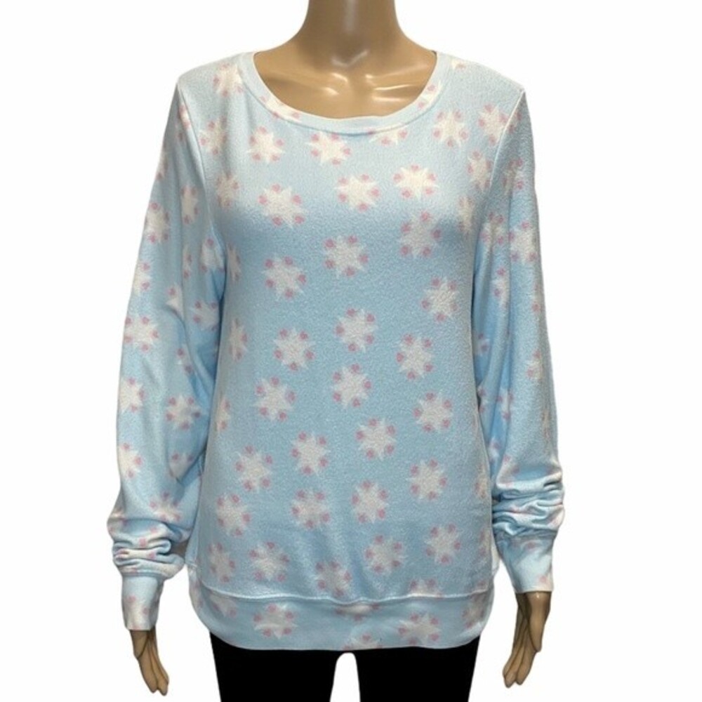 Wildfox Stars & Heart Broken In Cozy Sweatshirt Size Small Soft Girl